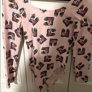 MTV long sleeve bodysuit